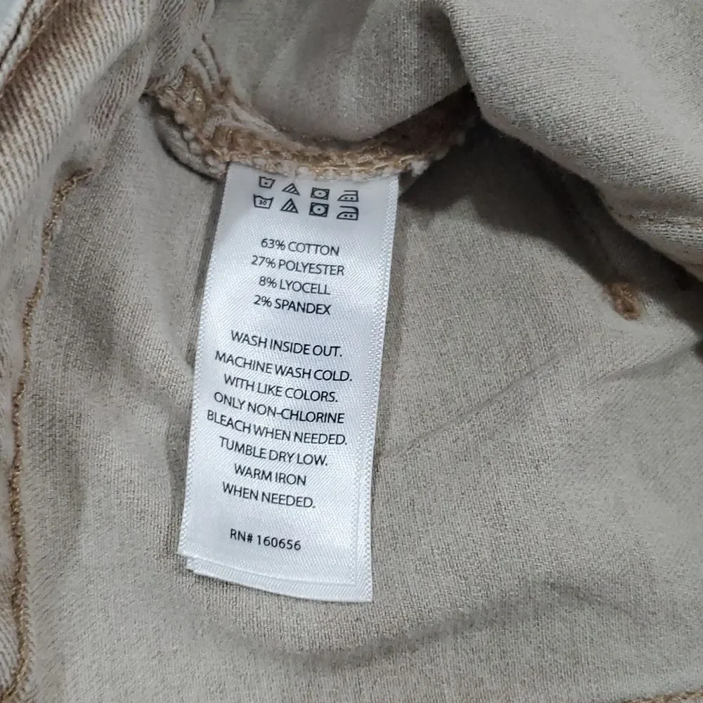 LIKE NEW Sincerly Jules Tan Denin Mini Skirt, Size 9